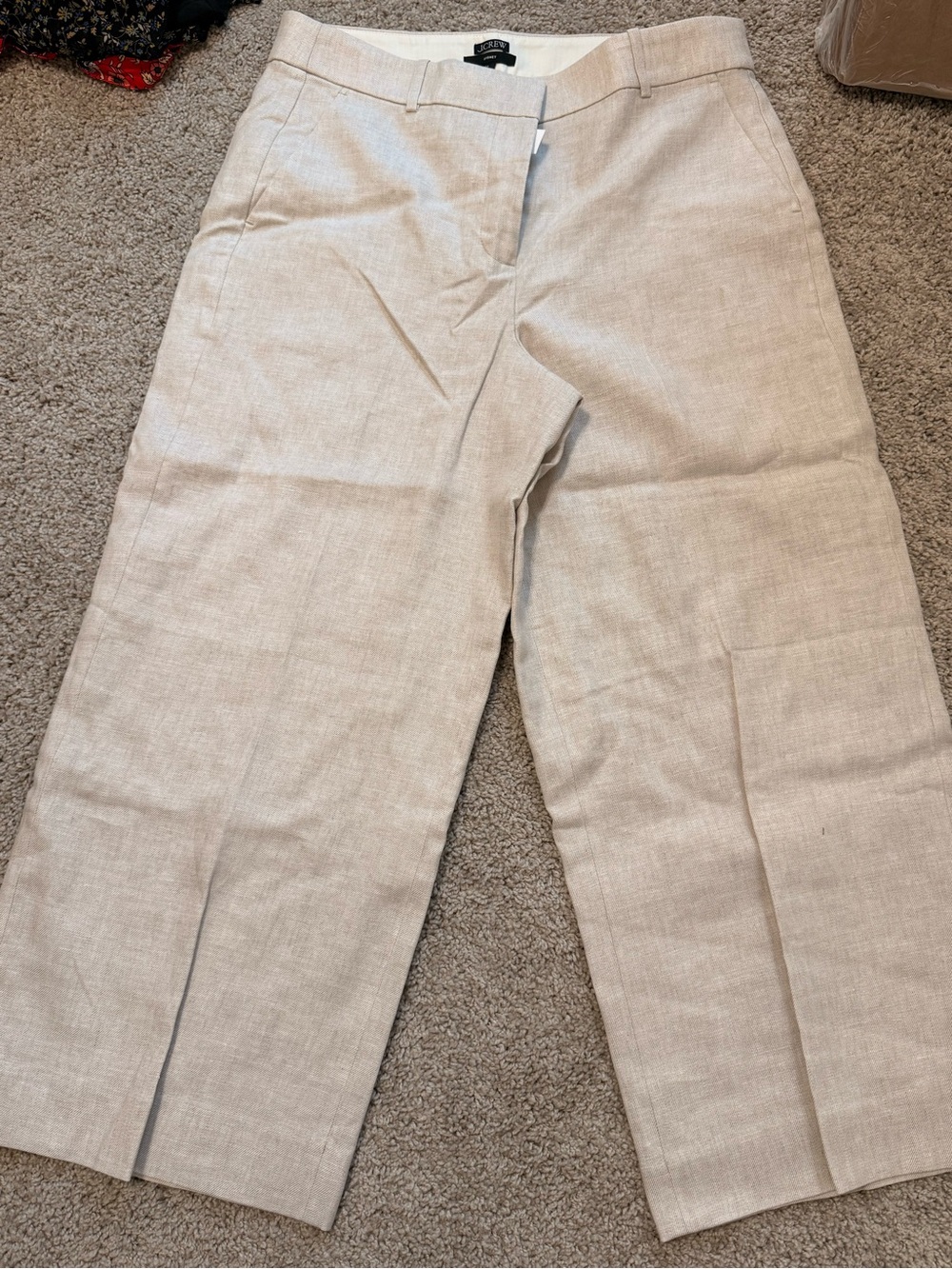 J. Crew Sydney Classic Linen-Blend Dress Pants - Beige